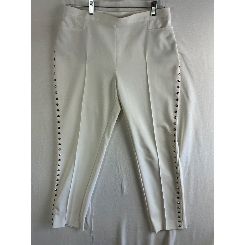 Akris‎ Punto Pants Women's 10 Studded Cropped